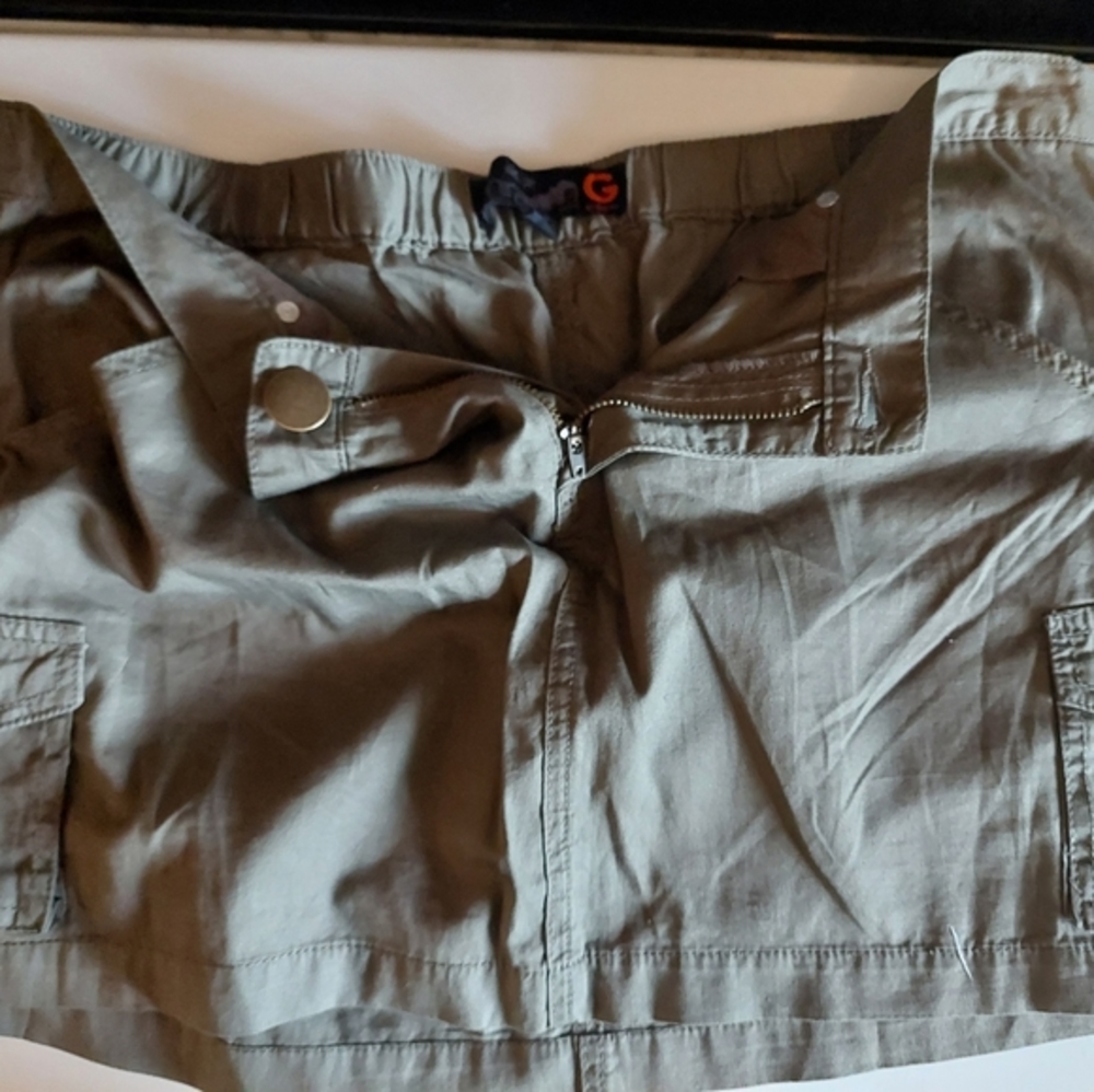 Skirt short army green